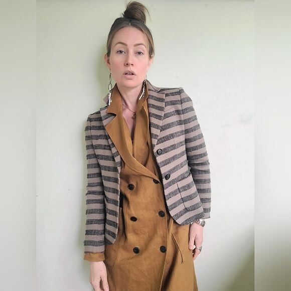 The Jigsaw Textured Cotton Linen Blazer XS - Picture 2 of 14